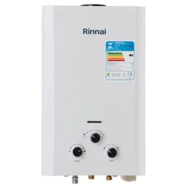 Imagem de Aquecedor a Gás Rinnai REUM15 15L GLP Branco Automático GLP Gás de bot