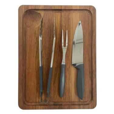 Imagem de Kit Estação de Corte Tramontina Churrasco 4 Peças 10239759