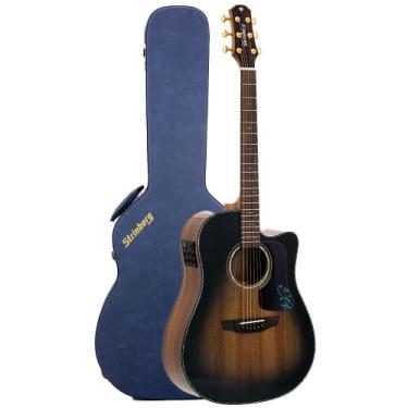 Imagem de Violão Strinberg DD6SC KOA Black Burst Linha Diamond De Aço C/ Case, U