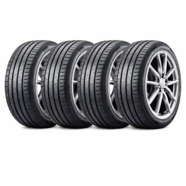 Imagem de Kit 4 Pneus 215 45 R18 Maxzez Turbomax 93Y Aro 18