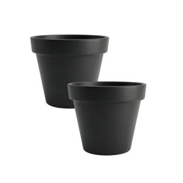 Imagem de Kit 2 Vasos Cuia 15cm Baixo Para Orquídeas, Rosa Do Deserto E Suculent