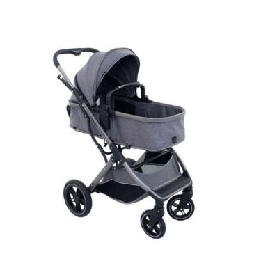 Imagem de Carrinho de Bebê Zoe Cinza - Galzerano