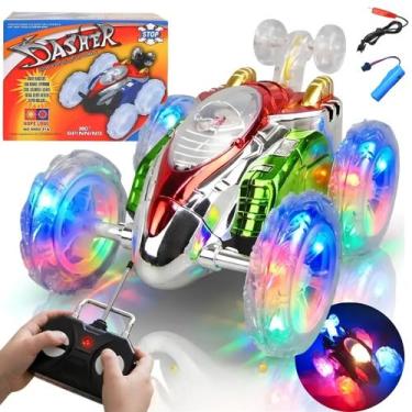 Imagem de Carrinho Controle Remoto Maluco Carro Gira 360º C/ Luz - - Europio, Ba
