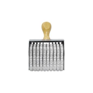 Imagem de Carimbo Numerador 10mm Com 10 Fitas - Gomesan