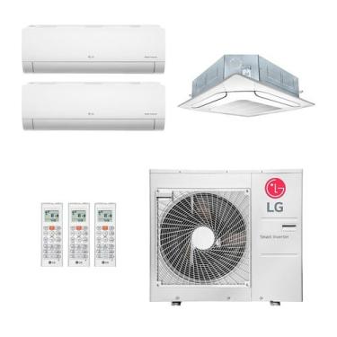 Imagem de Ar-Condicionado Multi Split Inverter LG 30.000 (2x Evap HW 9.000 + 1x 