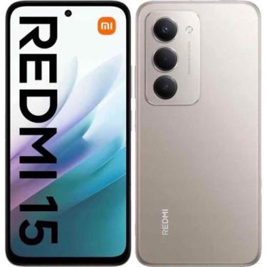 Imagem de Smartphone Redmi 15 Cinza Global, 8GB + 256GB - Xiaomi