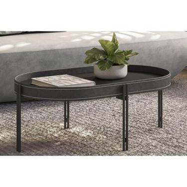 Imagem de Mesa Centro Sala Mônaco Preto - Linea Brasil