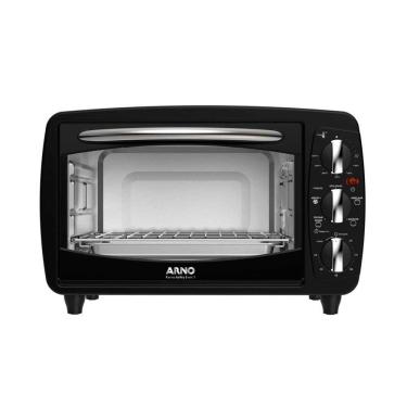 Imagem de Forno Elétrico de Bancada Elétrico Arno FOR2 20L com Funções para Assar Grelhar Aquecer Tostar e Fritar Preto 220V