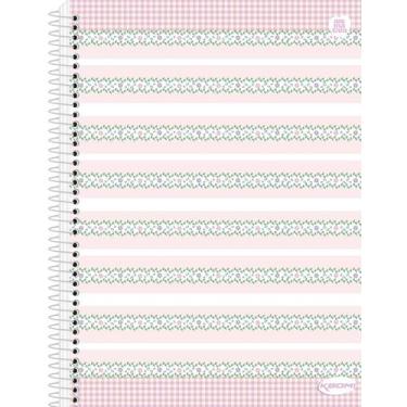 Imagem de Caderno 10 Materias Capa Dura Kbom Feminino 200 Folhas Capa:4 - São Do