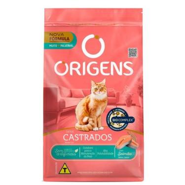 Imagem de Ração Origens Gatos Castrados Salmão 1Kg