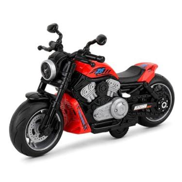 Imagem de Moto De Brinquedo Power Cruiser Infantil A Fricção Interativo Presente