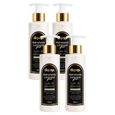 Imagem de Kit 4 Hidratante Corporal Noite de Glamour Dapop 120ml