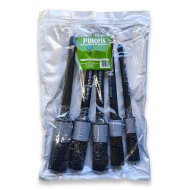 Imagem de KIT 5 PINCEIS DETALHAMENTO EXTERNO Global