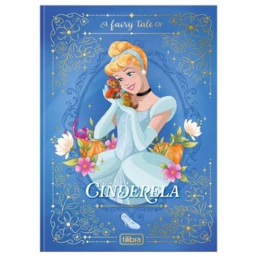 Imagem de Caderno Colegial Brochura Princesas da Disney 17,6 x 23,9cm 160 Folhas