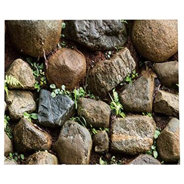 Imagem de WSWJDW Decoração da casa 3D PVC Papel de parede de grãos de madeira Papel de parede de pedra de tijolo Papel de parede autoadesivo de sala de estar Papéis de parede de quarto, 9,45 cm x 10 m