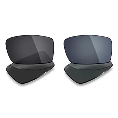 Imagem de 2 pares de lentes polarizadas de substituição da Mryok para óculos de sol Oakley Gascan – Opções