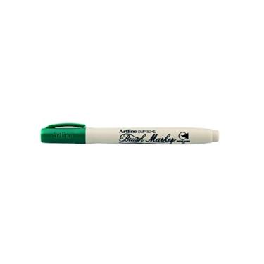 Imagem de Caneta Brush EPF-F Artline Verde-Escura, Caixa com 12 unidades