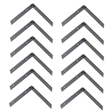 Imagem de Kit 12 Chapa L Fixação Emenda Vigas Colunas Telhados 30x30cm