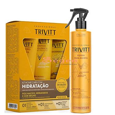 Imagem de Itallian Kit Home Care Trivitt Leave in + Fluído Para Escova