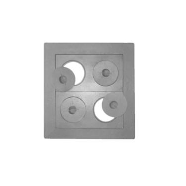 Imagem de Chapa Econômica Fogão Lenha 4 Furos Com Tampa 47x45x47cm