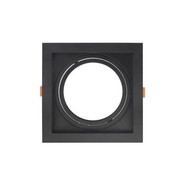 Imagem de Spot de Embutir Recuado Taschibra Conecta para Lâmpada AR111 Quadrado Preto