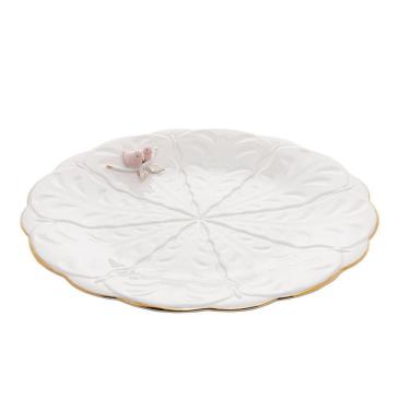 Imagem de Prato para Bolo de Porcelana Birds 30cm