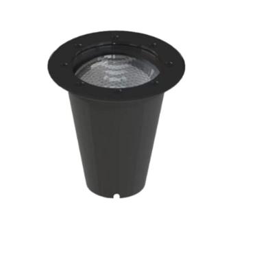 Imagem de Embutido De Solo Led 15 W 2700 K Save Nacional Jet Black