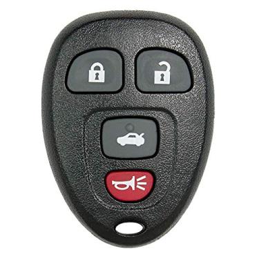 Imagem de Keyless2Go Chave de substituição para chave de carro sem chave para modelos selecionados Malibu Cobalt Lacrosse Grand Prix G5 G6 que usam controle remoto KOBGT04A 15252034