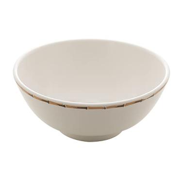 Imagem de BOWL DE PORCELANA BAMBU 18x8,3CM BRANCO