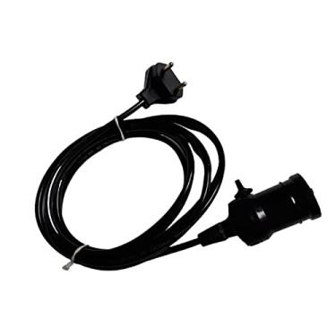 Imagem de Cabo Pendente 4m Com Interruptor E Bocal E-27 Com Tomada