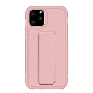 Imagem de Suporte suporte estojo para Samsung Galaxy S21 Ultra S20 FE S10 Plus Note 20 S 10 A42 A51 A71 Capa de pulseira de couro, rosa, para Samsung M51
