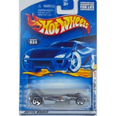 Imagem de Hot Wheels 2001 New Models Jet Threat 3.0 Number 034, Gray