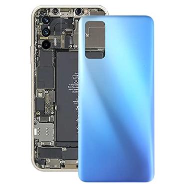 Imagem de YUNCHAO Acessórios telefônicos Tampa traseira da bateria para OPPO Realme V15 / Realme x7 RMX3029 Substituição do telefone celular
