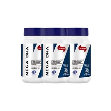 Imagem de Kit 3x Pote Omega 3 Dha 1000mg - Vitafor 60 Cápsulas