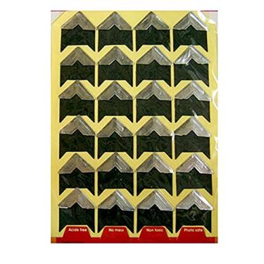 Imagem de Adesivos Cantoneira Papel Silver com 48 Unidades Ref.LK01P Yes