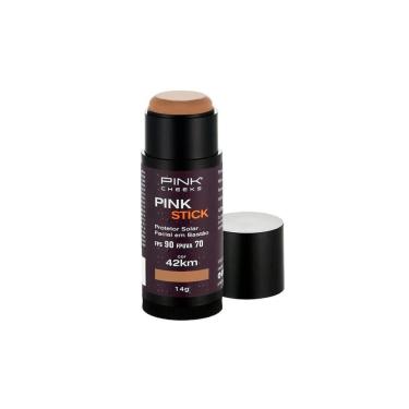Imagem de Protetor Solar Facial Pink Stick 14g com cor FPS90 FPUVA70 42Km