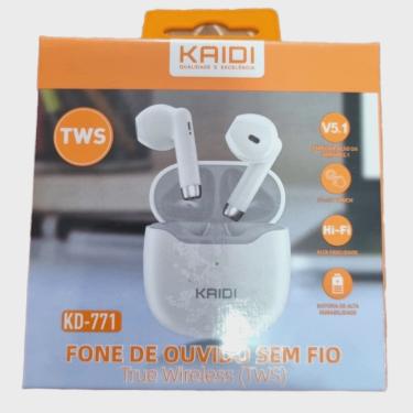 Imagem de Fone De Ouvido Sem Fio Bluetooth 5.1 Original kd 771 Branco