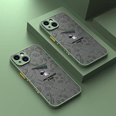 Imagem de Capa de telefone fosca dura astronauta fofa para Samsung Galaxy S22 S21 Ultra 5G S20 FE S10 S9 Plus Note 10 Lite 20 9 Capa de pára-choques macio, 5, para S21