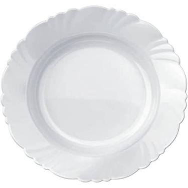 Imagem de Prato Fundo Pétala em Vidro - Duralex Opaline - 23,5x3,7 cm