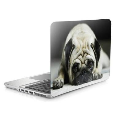 Imagem de Skin Adesivo Protetor Para Notebook 15,6 Pug Cachorro Dog B1 - Skin Za