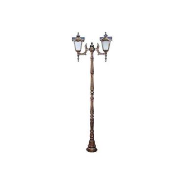 Imagem de Poste Madri Maior Para Jardim De Alumínio 02 Luminária 1,99m