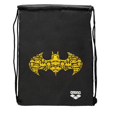 Imagem de arena Mochila Sacola Esportiva Super Hero Fast Swimbag Batman Preto/ Amarelo Tam Unico