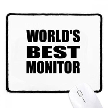 Imagem de World's Best Monitor de graduação, mouse pad de borracha para jogos