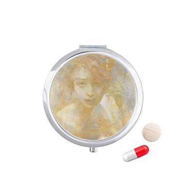 Imagem de Caixa de comprimidos para pintura a óleo XJJ da Autumn Girl, caixa de armazenamento de remédios