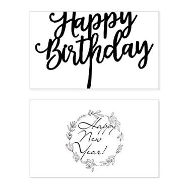 Imagem de Happy Birthday Presents Best Wishes Festival de Ano Novo Cartão de felicitações Bless Message Present