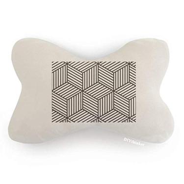 Imagem de DIYthinker Simple Line Art Grain Ilustration Pattern Carro Acabamento Pescoço Decoração Almofada Almofada Almofada Almofada Almofada