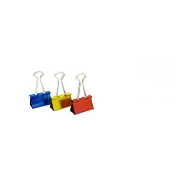 Imagem de Binder Clip 19mm para 60 Folhas, CIS, 291.6000, Sortidas, pacote de 12