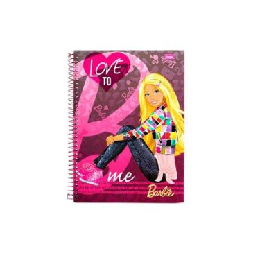 Imagem de Caderno Universitário Barbie 96Fls Capa Love To Me - Foroni