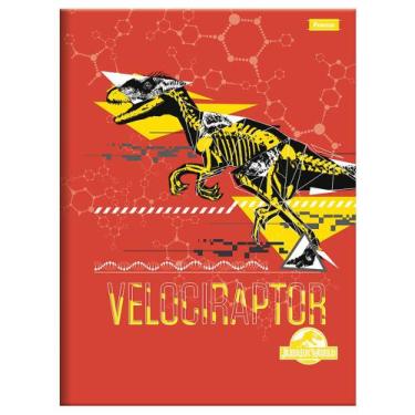 Imagem de Caderno Brochura Jurassic World Vermelho - 80 Folhas - Foroni