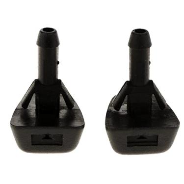 Imagem de ＫＬＫＣＭＳ 2x Bocal de Pulverização de água com Furos Duplos Na Frente Do Carro de Plástico de para-, C30 C70 S40 V40 V50 S80